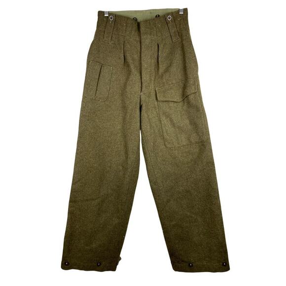 Vintage Motecht Door Mitin Size 48 Heavyweight Military Wool Trouser Pants